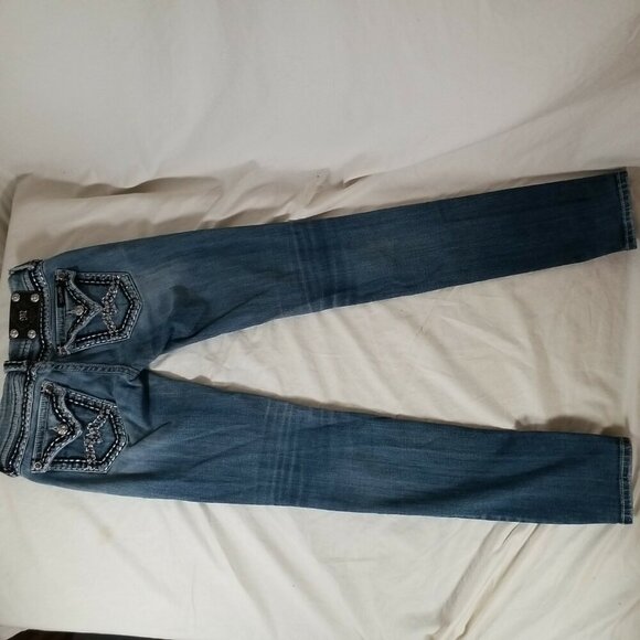 Miss Me fashion Jeans Style JE1052SX Skinny Womens Size 26 - Picture 3 of 10